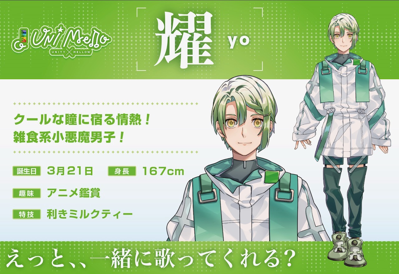耀のプロフィール。