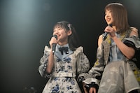 #ババババンビの近藤沙瑛子（左）と吉沢朱音（右）。