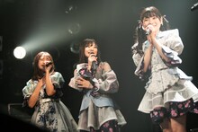 #ババババンビの池田メルダ、宇咲、小鳥遊るい（左から）。