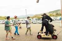 「ウェディング・ハイ」メイキングカット。