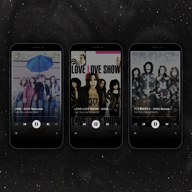 THE YELLOW MONKEY「30Years 30Hits」Spotify Canvasイメージ画