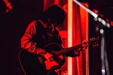 「菅田将暉 LIVE STREAMING VOL.2」の様子。（撮影：上飯坂一）