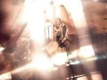 「菅田将暉 LIVE STREAMING VOL.2」の様子。（撮影：上飯坂一）