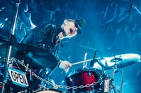 go!go!vanillasのジェットセイヤ（Dr）。（撮影：西槇太一）