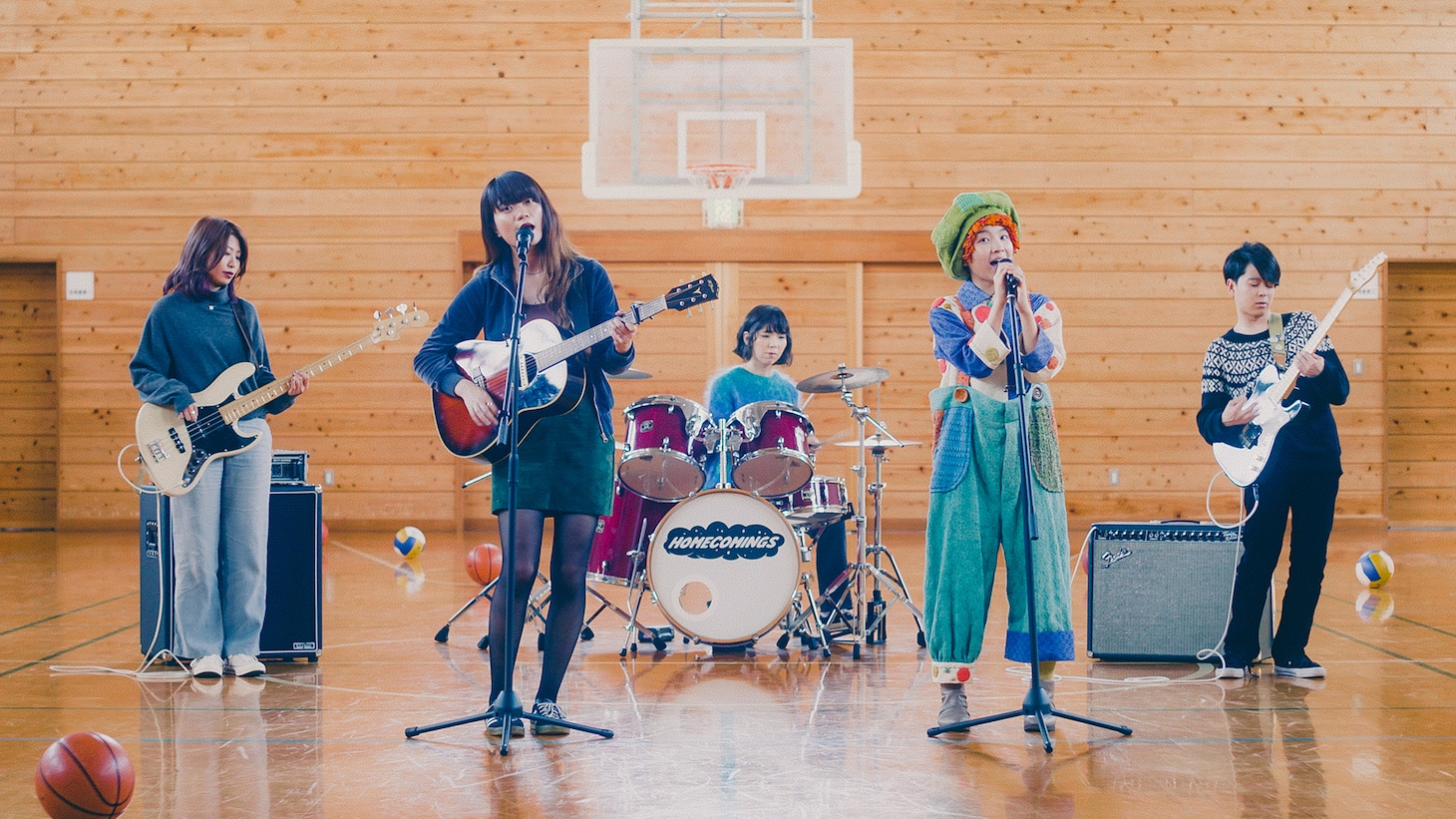 2018年に放送された、めいちゃんとHomecomings「Wonder Wander」のビジュアル。（写真提供：NHK）