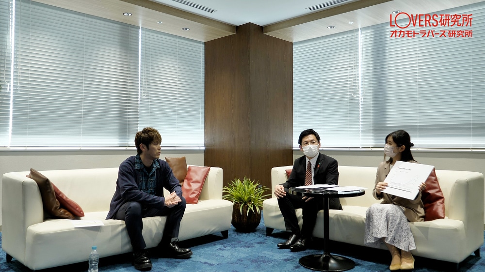 「【FLOW KEIGO×オカモト株式会社】性感染症予防 特別鼎談」より。