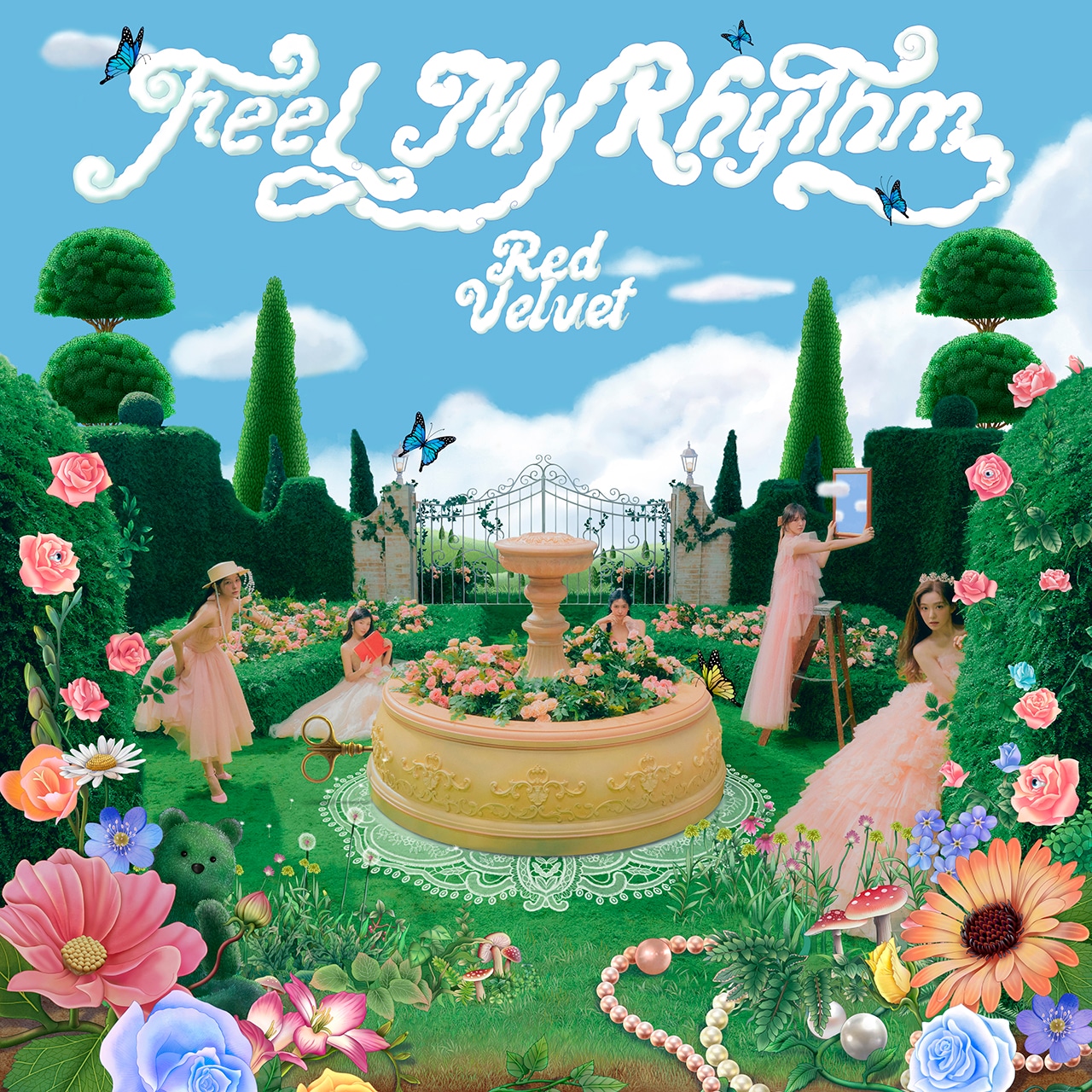 Red Velvetが3月21日にリリースした「The ReVe Festival 2022 - Feel My Rhythm」のジャケット。