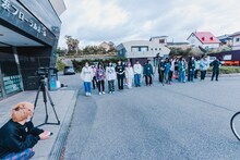 「WACK合同オーディション2022」2日目早朝マラソンの様子。