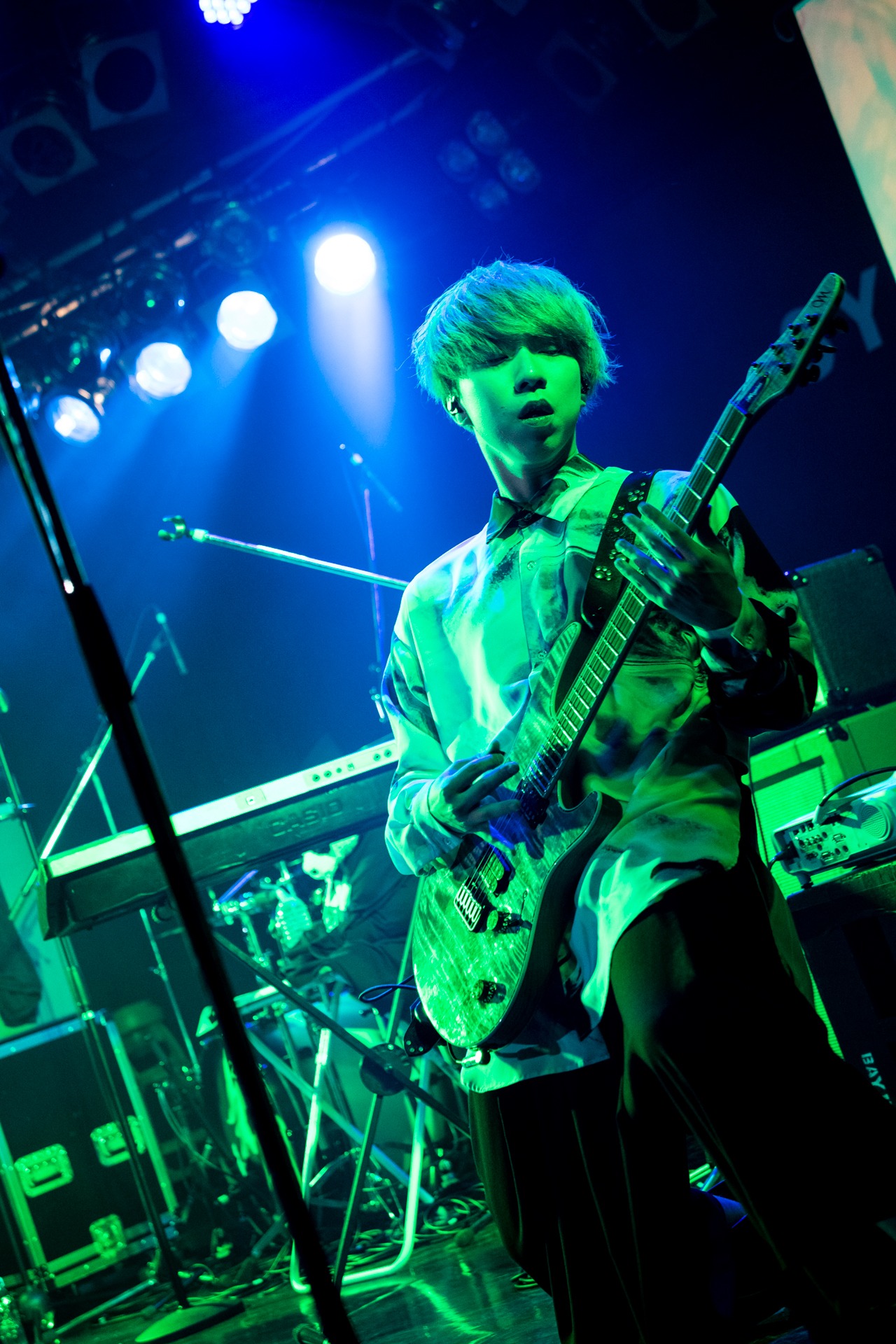 ミスター千葉（G / 夕闇に誘いし漆黒の天使達）（Photo by MAYUMI）