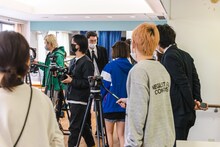 「WACK合同オーディション2022」3日目昼食の様子。