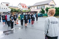 「WACK合同オーディション2022」3日目早朝マラソンの様子。