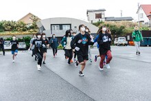 「WACK合同オーディション2022」3日目早朝マラソンの様子。