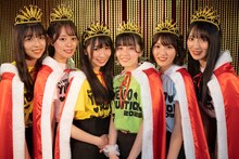 夢みるアドレセンスの新メンバー。左から安達玲奈、ちひろ、最上真凪、真白まあや、蘭れもん、関根菜々葉。