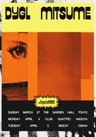 「DYGL x mitsume 東名阪ツアー」ポスタービジュアル