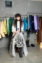 「装苑」5月号「DON'T WASTE! ファッションの今を楽しむ」より、リンリン（BiSH）。