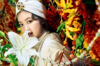 「装苑」5月号「One Thousand and One Nights 蜷川実花と未来の女の子たち」より、今田美桜。