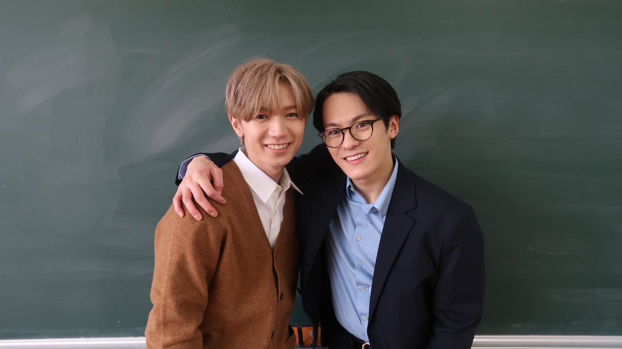 左から七五三掛龍也、松倉海斗。(c)関西テレビ