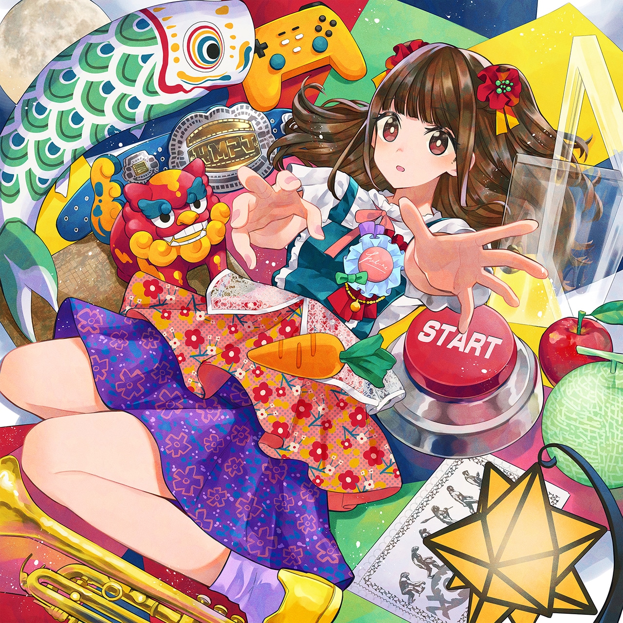 キミイロプロジェクト「ミライに手を伸ばせ」配信ジャケット