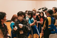 「WACK合同オーディション2022」終了後の様子。