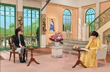 左から相川七瀬、黒柳徹子。 (c)テレビ朝日