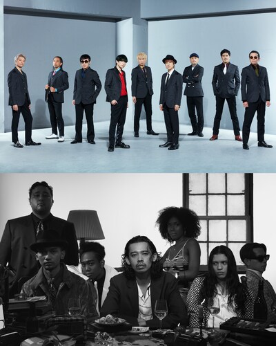 上から東京スカパラダイスオーケストラ、ALI。