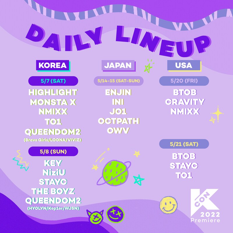 「KCON 2022 Premiere」出演者一覧