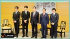 緊張感あふれるJO1與那城奨と川尻蓮、岸田内閣総理大臣との対談メイキング映像公開