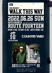 THA BLUE HERBとCOUNTRY YARD、「WALK THIS WAY」で初ツーマン