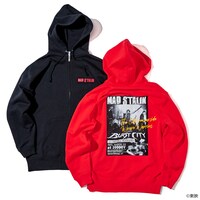 「爆裂都市 BURST CITY」ジップアップパーカー（MAD STALIN Ver.）