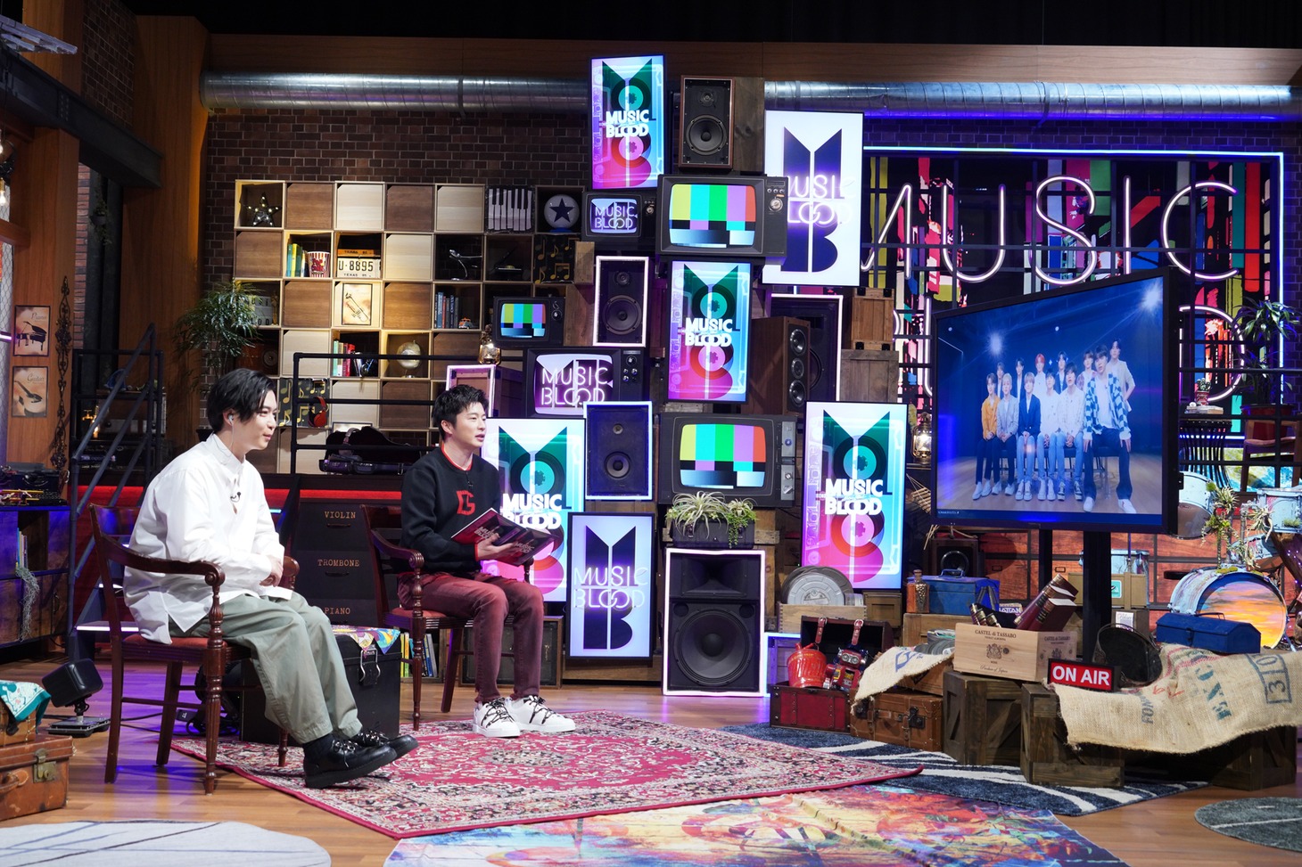 「MUSIC BLOOD」4月8日放送回の様子。(c)日本テレビ