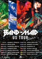 「BAND-MAID US TOUR 2022」フライヤー