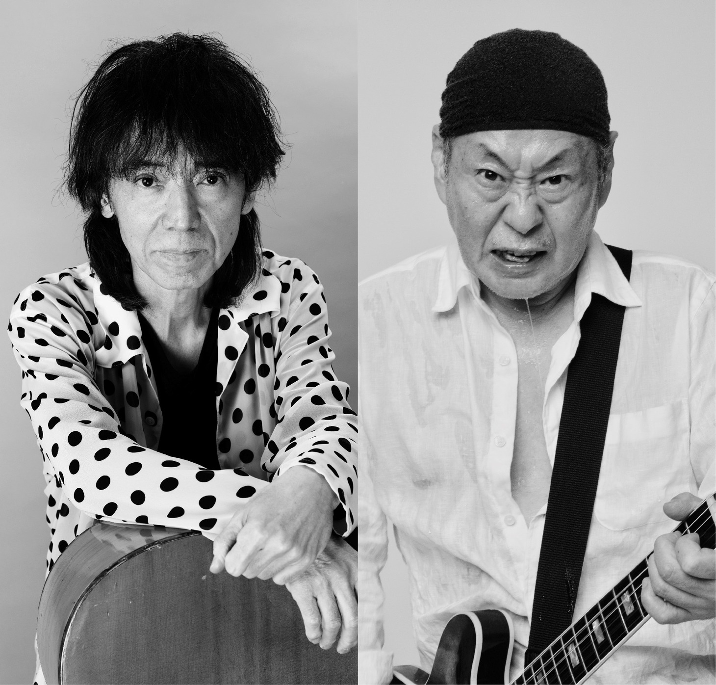 左から仲井戸“CHABO”麗市、泉谷しげる。