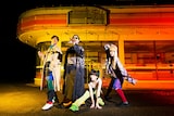 ニガミ17才。右端がヨコピー(Dr)。