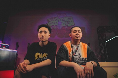 左からNERVE、shin。