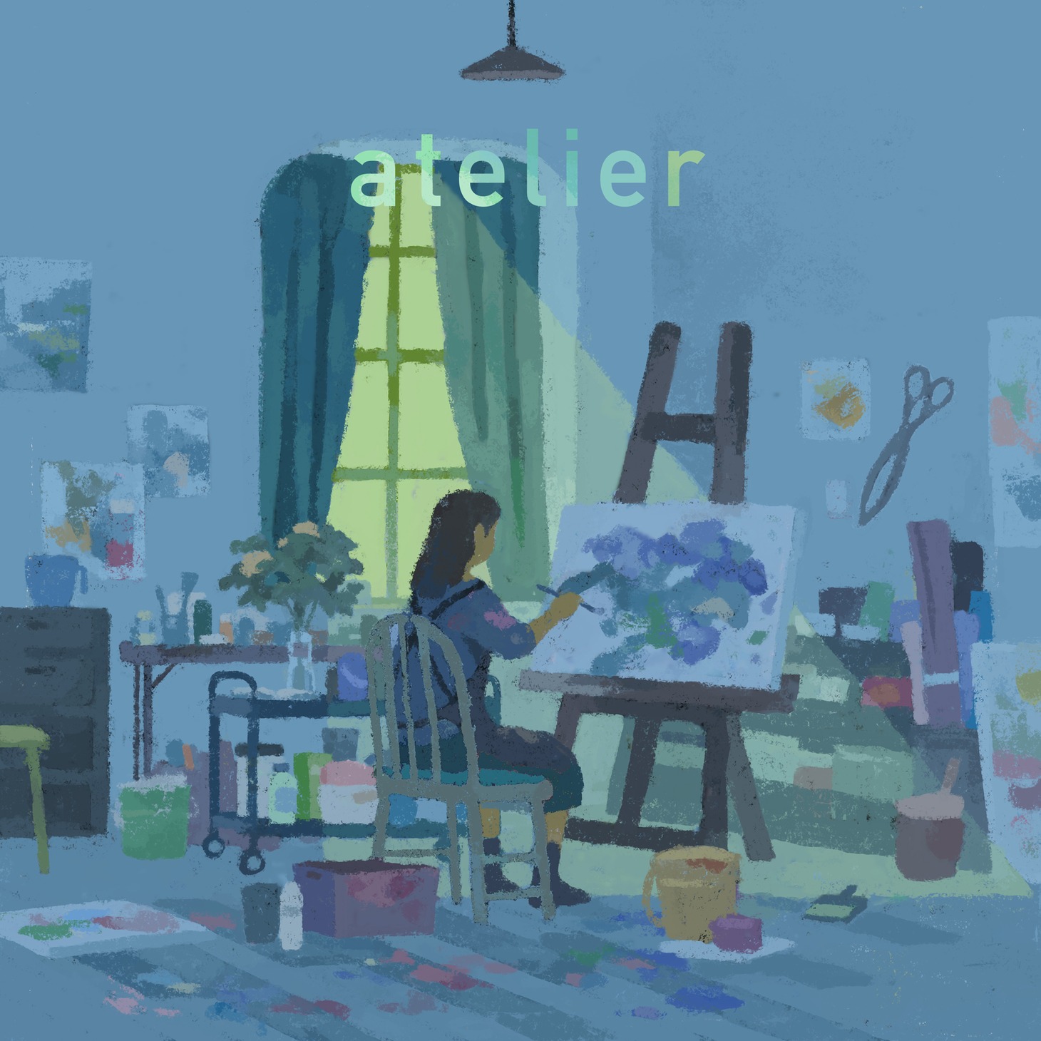 歩く人「atelier」ジャケット