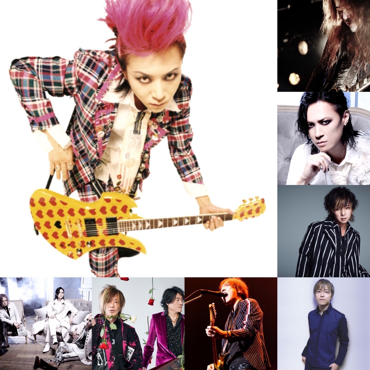 「hide Memorial Day 2022 Sing along Live "Hi-Ho!"」第1弾出演アーティスト  (c)HEADWAX ORGANIZATION CO., LTD.