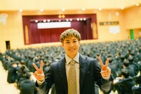 こっそり記念撮影も。