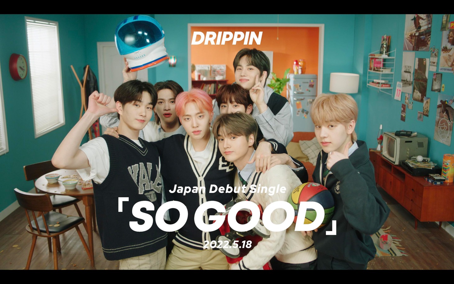 DRIPPIN「SO GOOD」ミュージックビデオより。