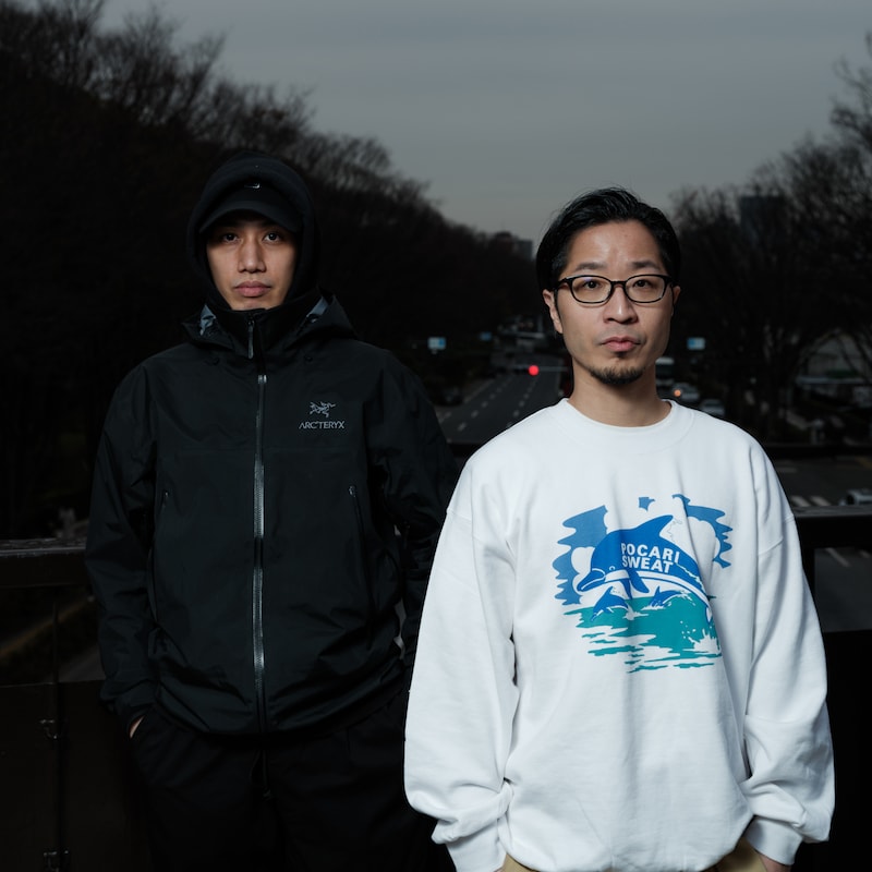 左からJJJ、PUNPEE。(Photo by Jun Yokoyama)