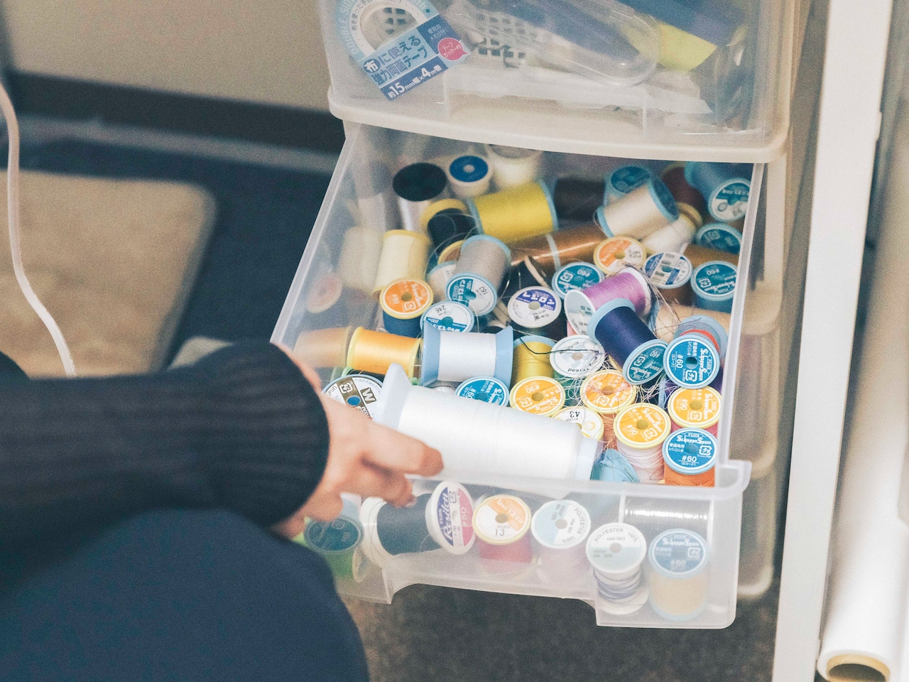 佐藤の作業部屋の様子。