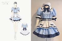 佐藤が制作したアイドルカレッジの衣装。