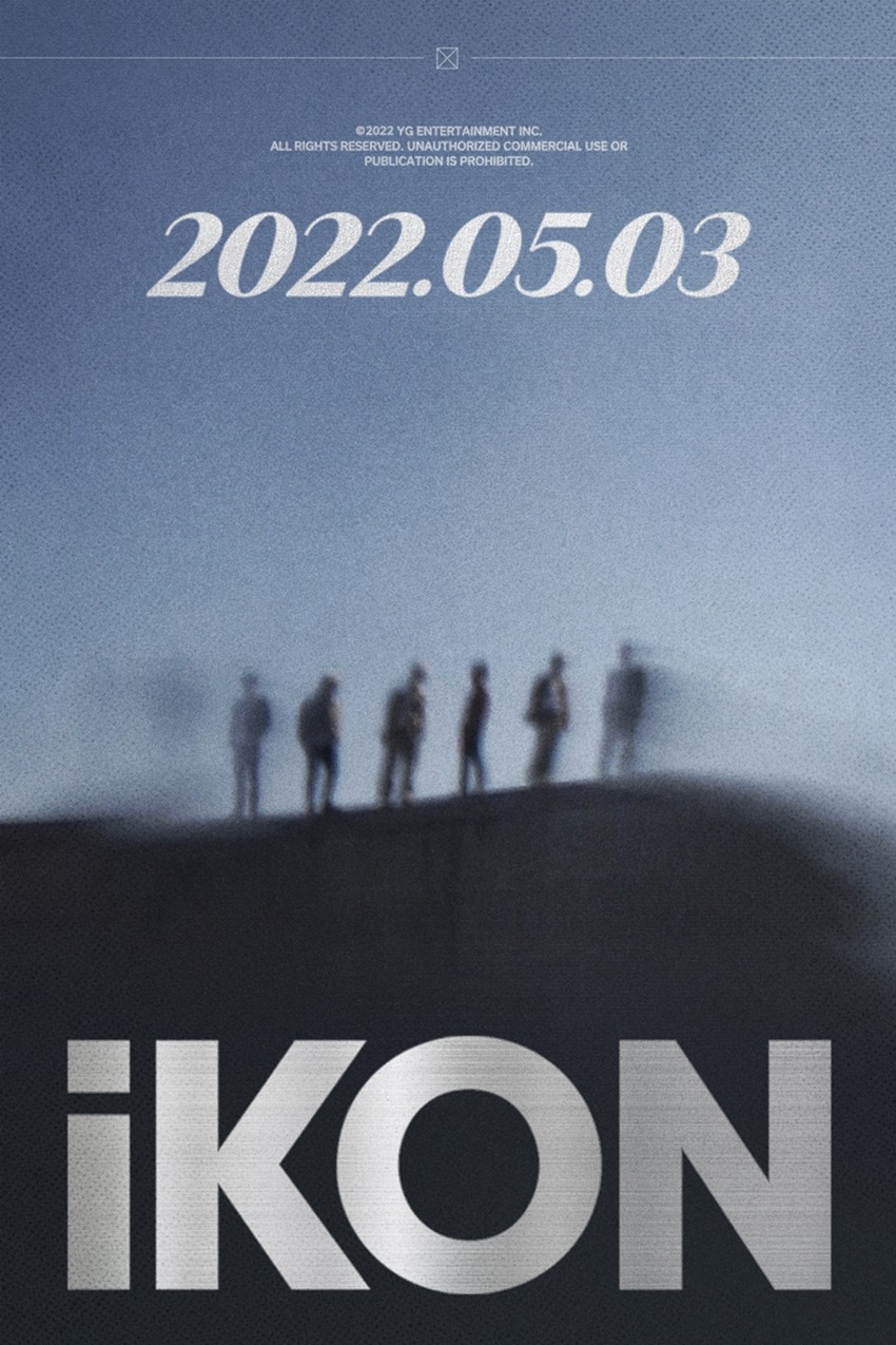 iKON新作リリースのポスタービジュアル。
