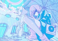 ツユ「ツユ 3rdアニバーサリーワンマンLive『雨模様』」告知ビジュアル（Illustration：KICO / Logo：AzyuN）