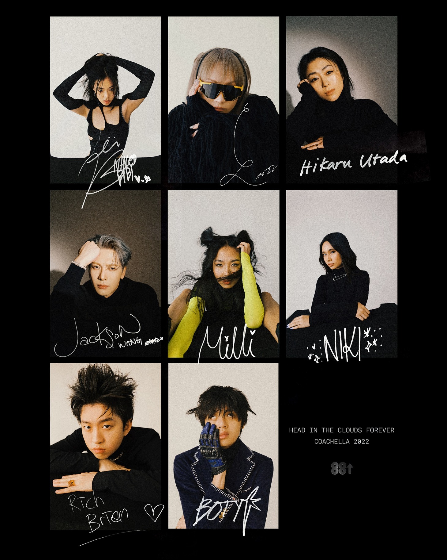 「88rising's HEAD IN THE CLOUDS FOREVER」出演者 (c)Photo：Zhong Lin
