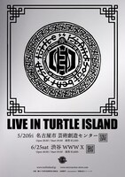 TURTLE ISLAND「LIVE IN TURTLE ISLAND」フライヤー