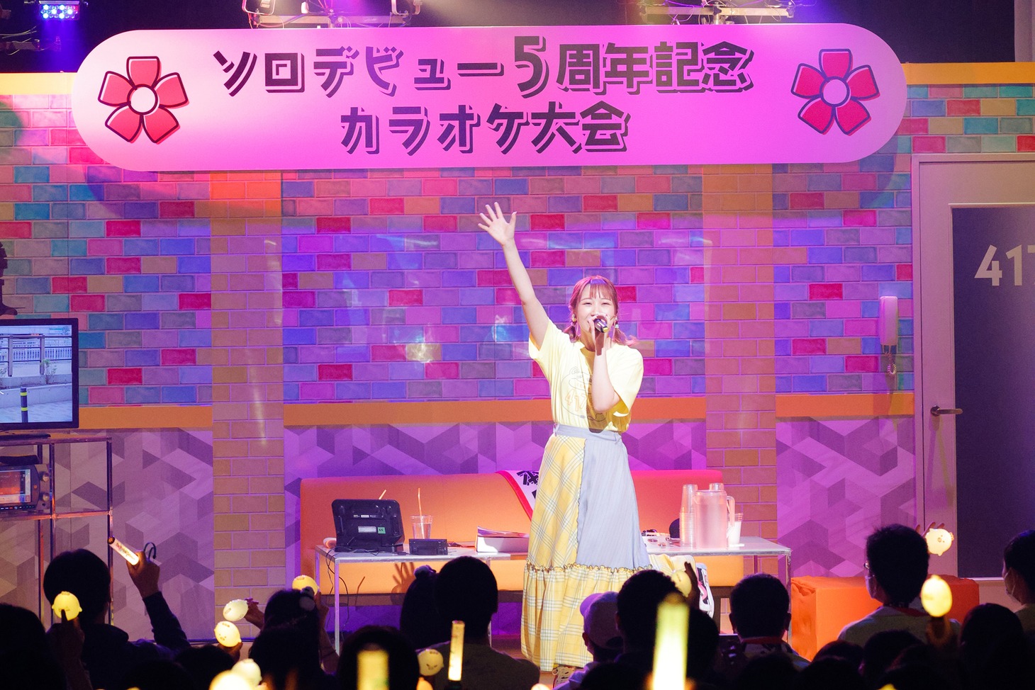 夏川椎菜「LAWSON presents 令和4年度 417の日」の様子。（撮影：江藤はんな［SHERPA+］）