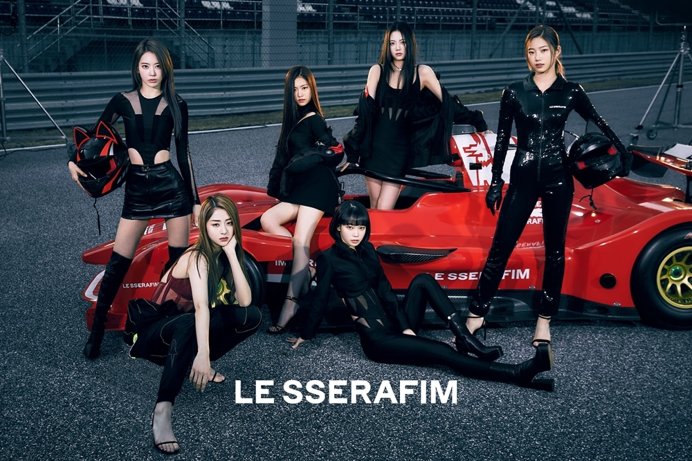 LE SSERAFIM「FEARLESS」コンセプトフォト「Vol.1 BLACK PETROL」