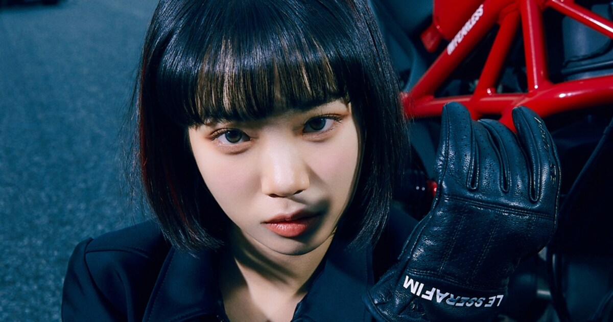 LE SSERAFIM「FEARLESS」コンセプトフォト「Vol.1 BLACK PETROL 