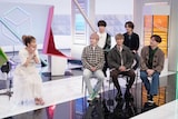 宇野実彩子(AAA)とDa-iCE。(c)日本テレビ