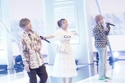 宇野実彩子（AAA）とDa-iCEによるコラボパフォーマンスの様子。(c)日本テレビ